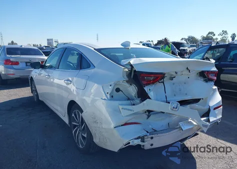 2019 Honda Insight Touring из США, поврежденный, VIN 19XZE4F97KE026448